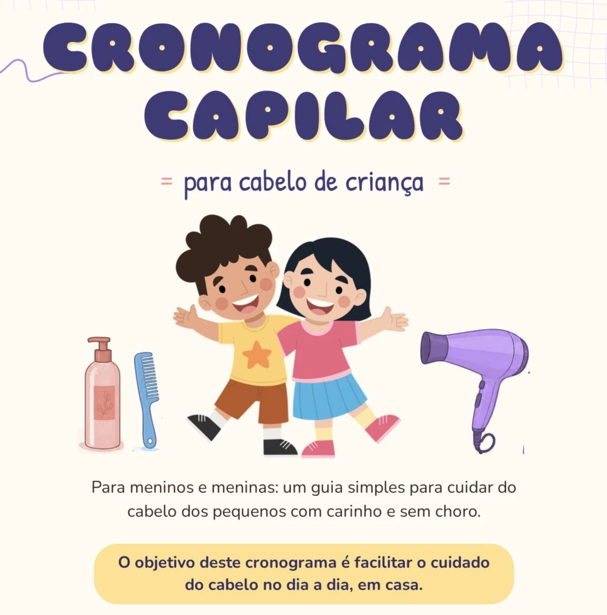 Capa do ebook Cabelos Kids